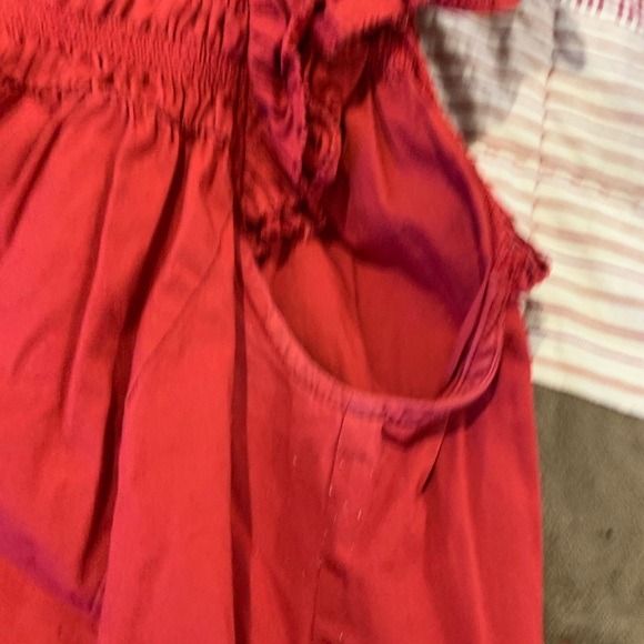 Red Ruffled Dress - Picture 6 of 11